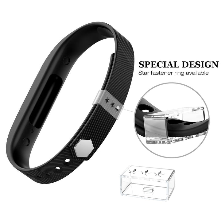 Compatible with Fitbit Bands for Flex 2, Adjustable Soft Silicone Sports with Fastener Clasp Fitness Wristband Strap for Fitbit Flex 2 Smart Watch Large Women Girls Men(3Pack)