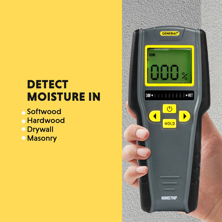 Digital Moisture Meter MMD7NP - Humidity Sensor- Pinless and Non-Invasive
