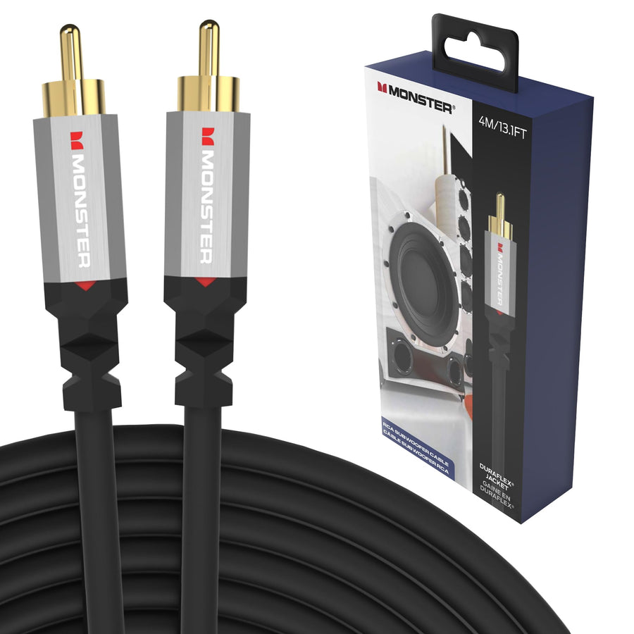 Monster Essentials Premium Subwoofer Cable Connector fo