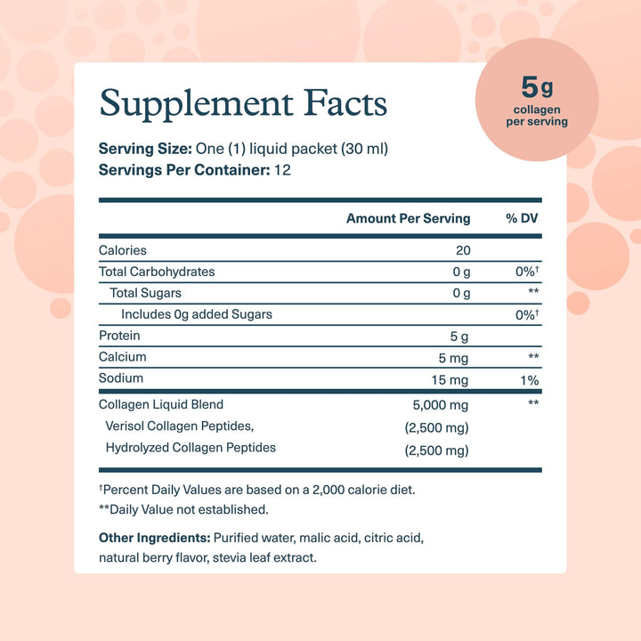 Youtheory Collagen Liquid - 5,000 mg Hydrolyzed Collage