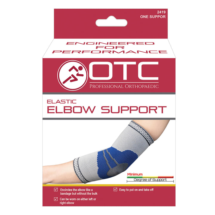 OTC Elbow Sleeve, Pullover Support, Knit Elastic, Mediu