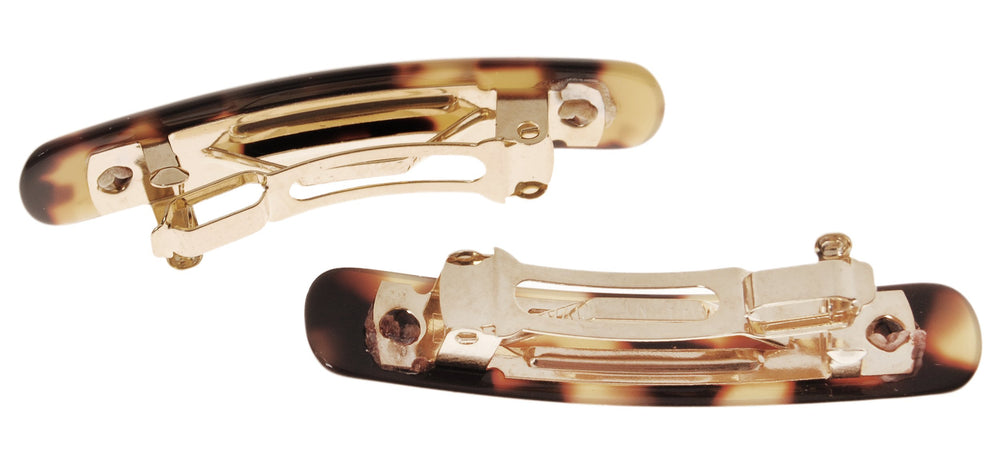 Mini Rectangle Barrette Pair - Tokyo