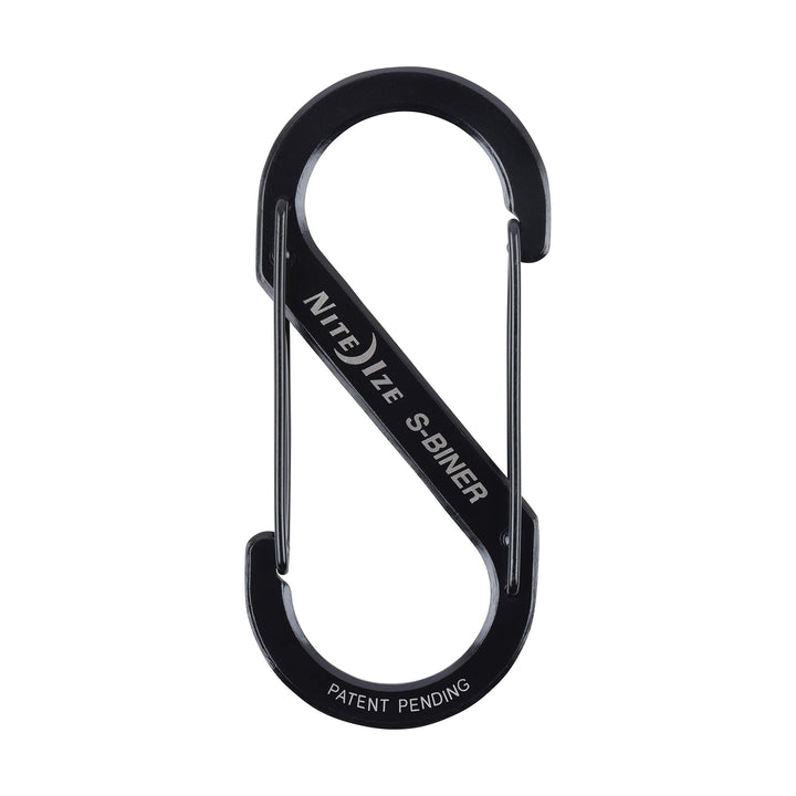 Size-5 S-Biner Dual Carabiner, Stainless-Steel, Black