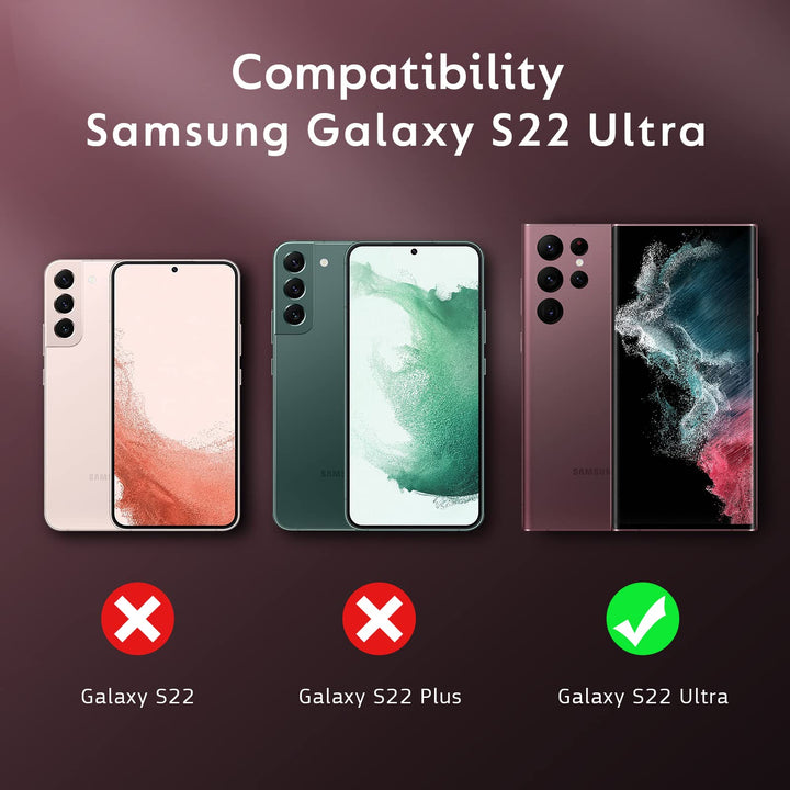 Galaxy S22 Ultra Case, for Samsung Galaxy S22 Ultra Case Clear Slim Thin Scratch Resistant TPU Rubber Soft Silicone Crystal Clear Lightweight Gel Protective Cover for Galaxy S22 Ultra 5G 2023