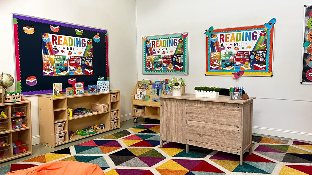 Sproutbrite Classroom Decorations - Reading Banner and 