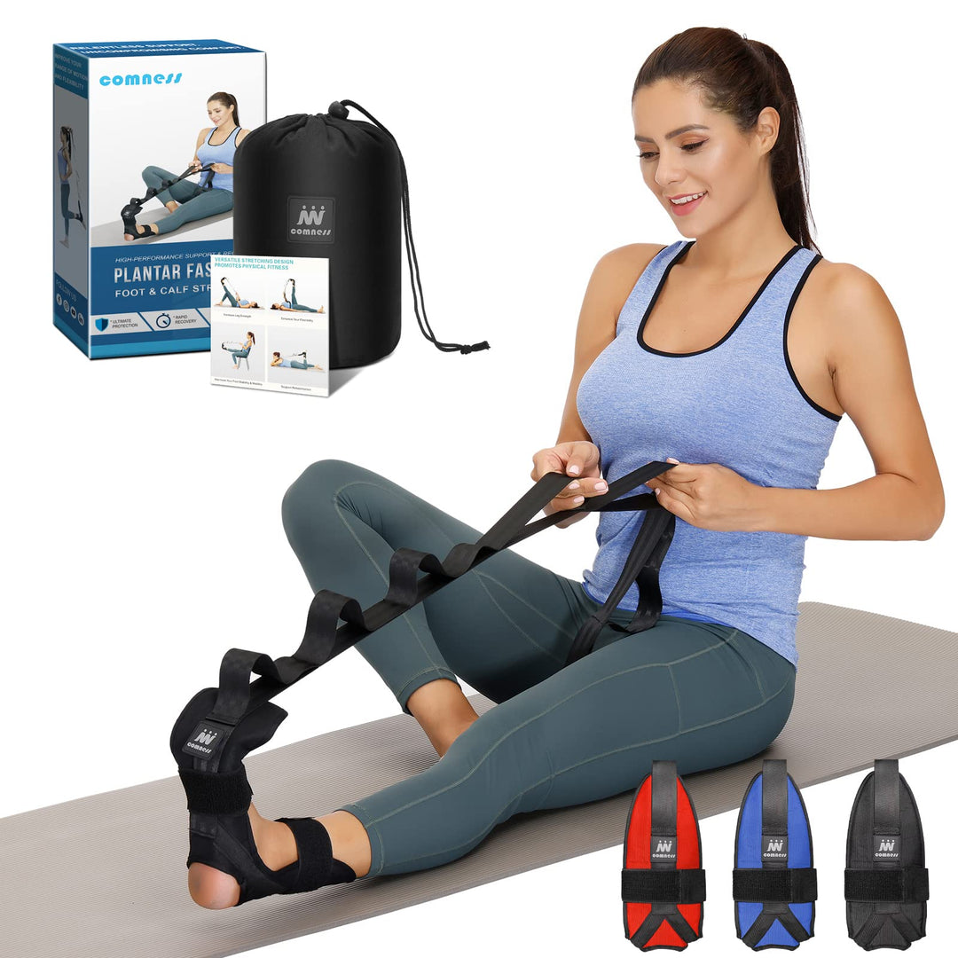 comness Foot and Calf Stretcher-Stretching Strap For Pl