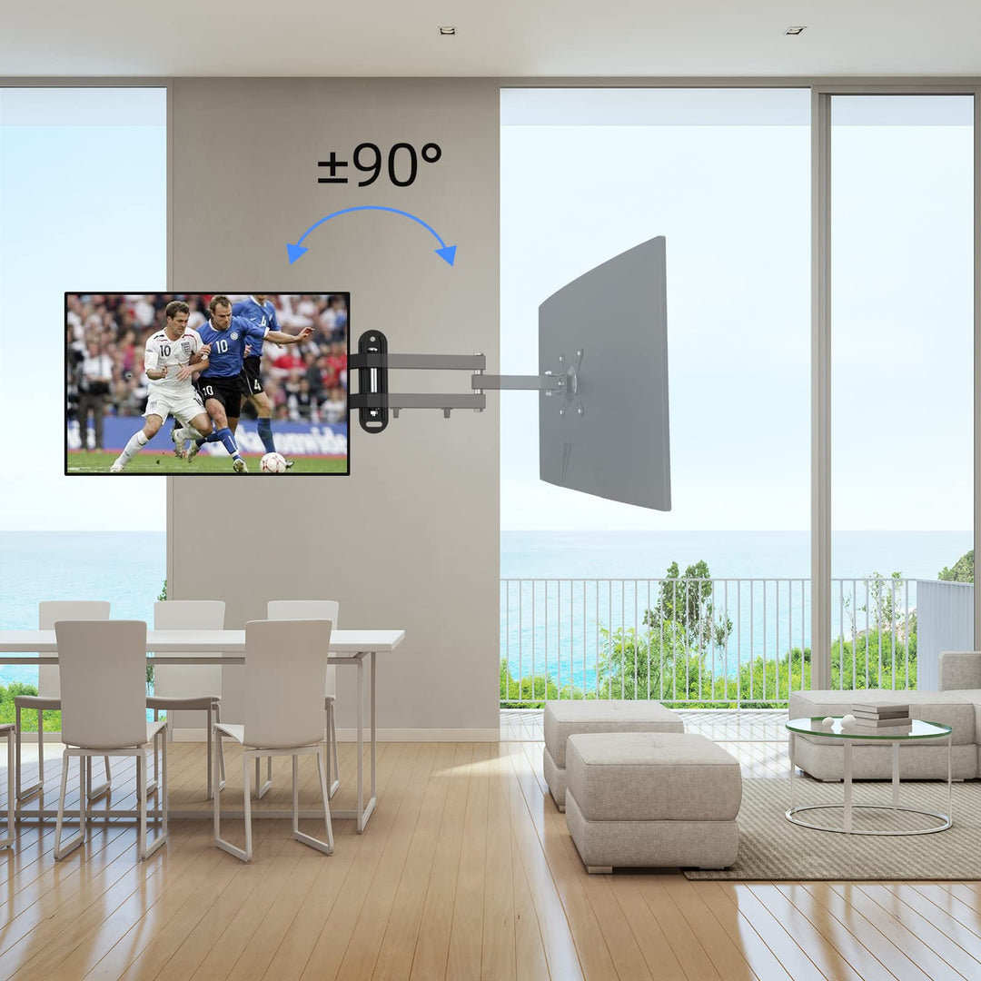 Suptek TV Wall Mount Swivel Tilt Rotation Full Motion A