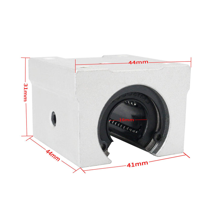 4pcs SBR16UU SBR16 UU 16mm Linear Bearing Pillow Block 16mm Open Linear Bearing Slide Block CNC Router Parts