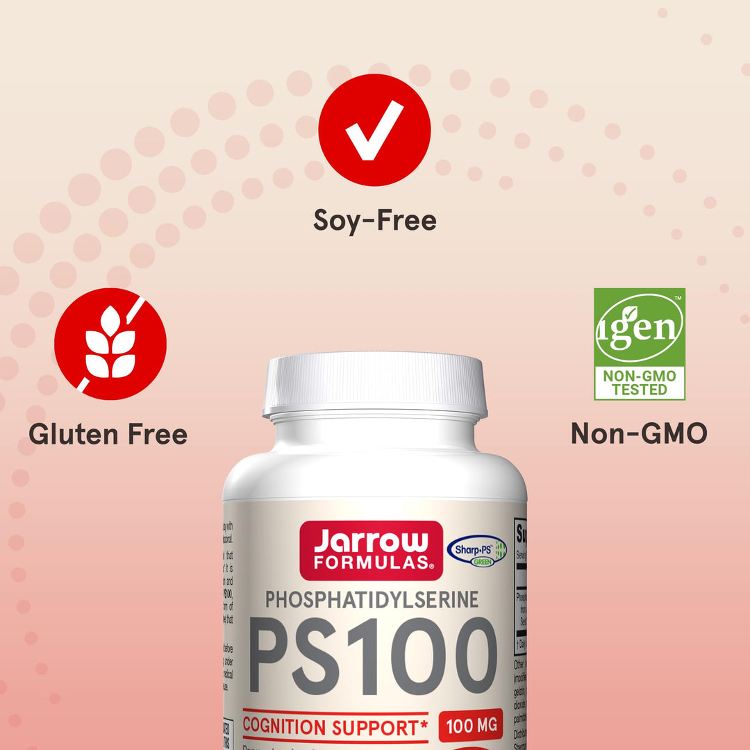 Formulas, PS 100, Phosphatidylserine, 100 mg, 30 Softgels