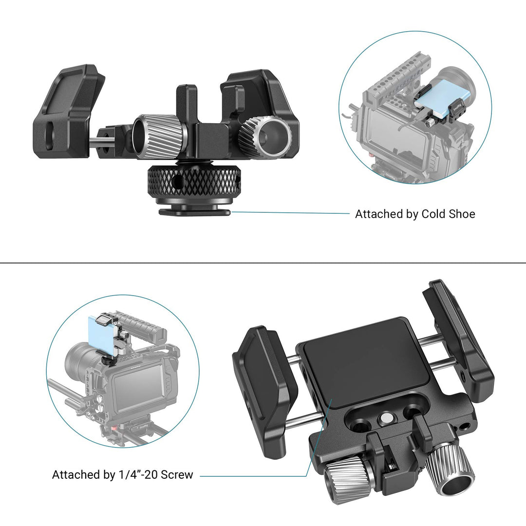 SMALLRIG SSD Mount Bracket SSD Holder for Samsung T5 SS