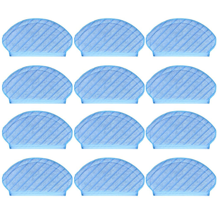 Replacement Microfiber Mopping Pads Compatible with Ecovacs Deebot OZMO T5, N7, 920, 950 Robot Vacuums, 12-Pack.