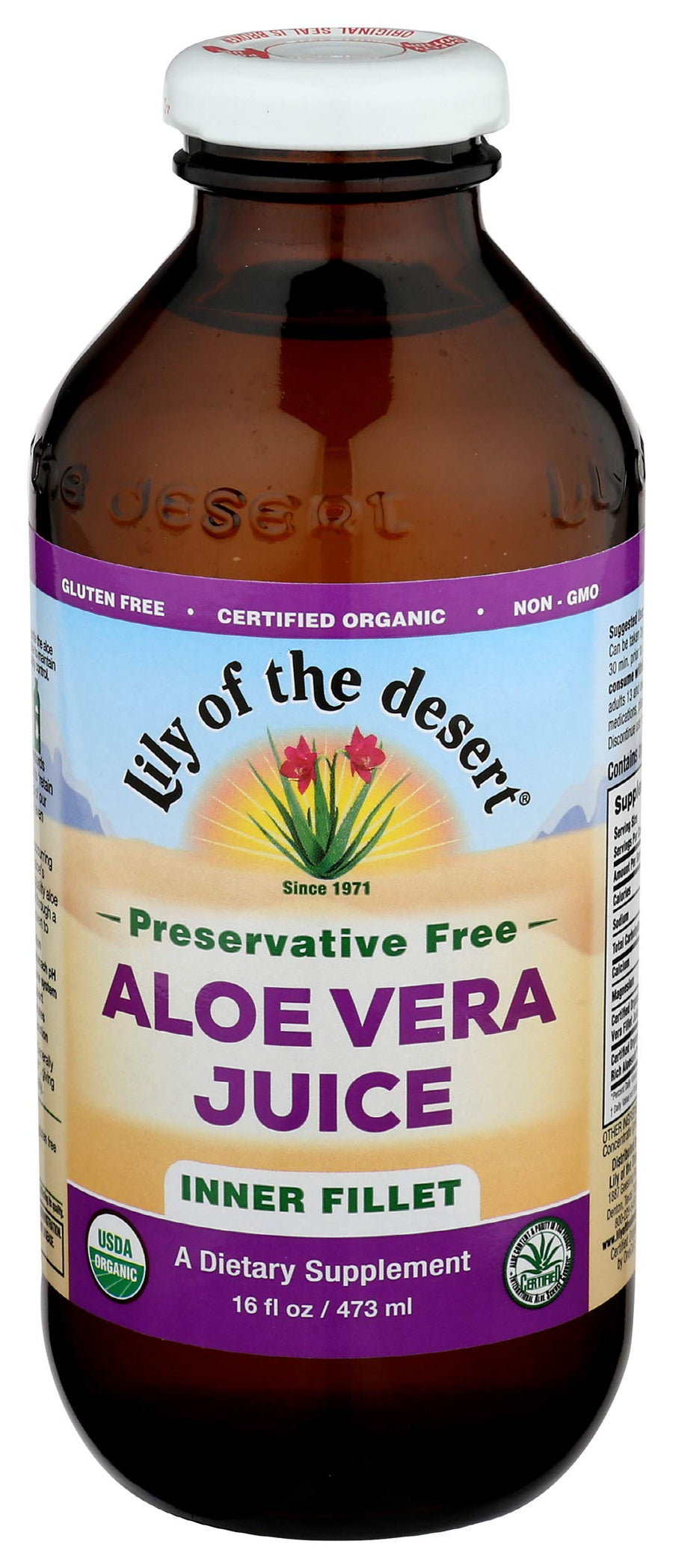 Lily Of The Desert Aloe Vera Juice, Preservative Free 1