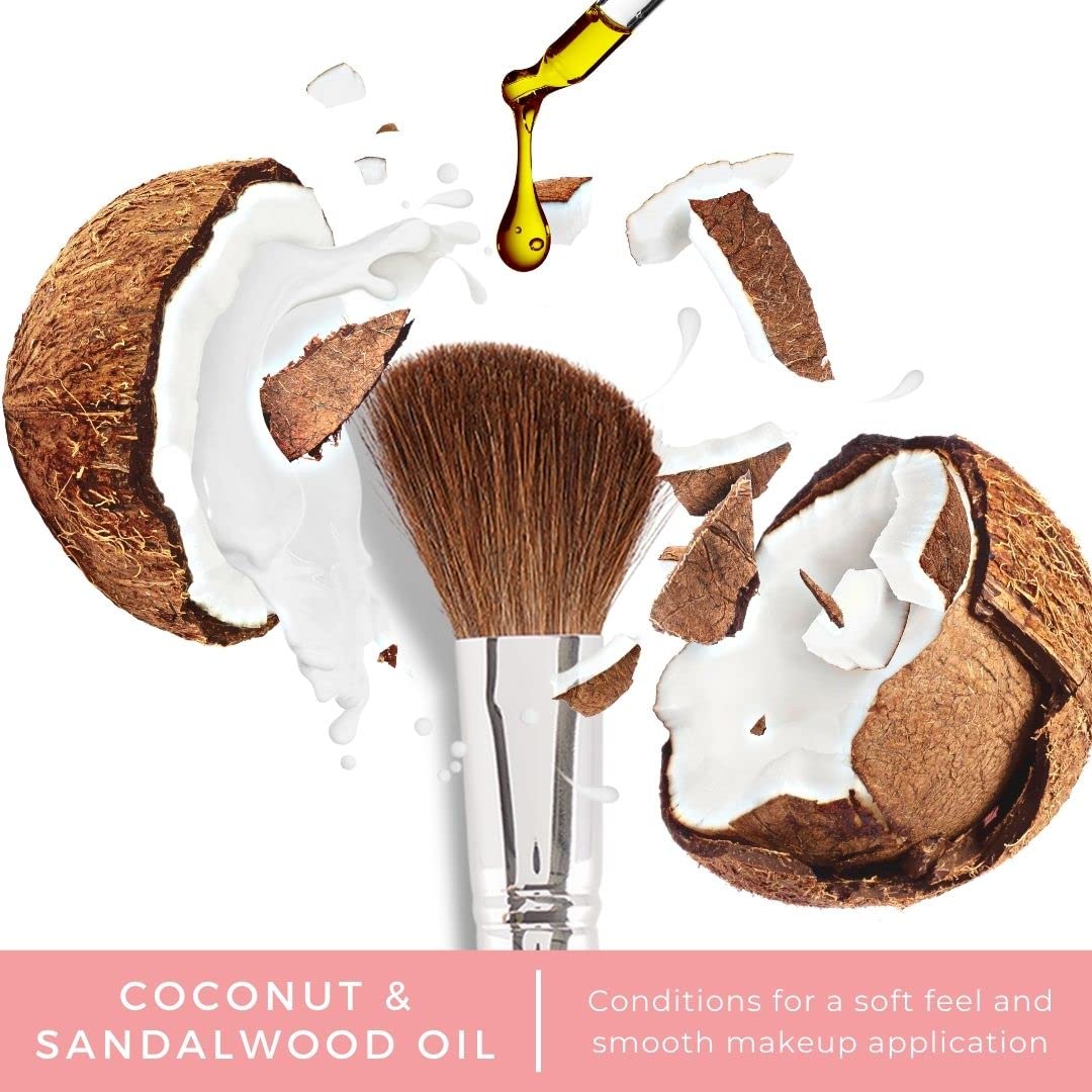 Brush Bubbles Foaming Makeup Brush Shampoo And Conditioning Cleanser For Makeup Sponges, Brushes &amp; Applicators, Fragrance Free, Cruelty-Free, Vegan &amp; Non-Irritant 6 fl.oz.