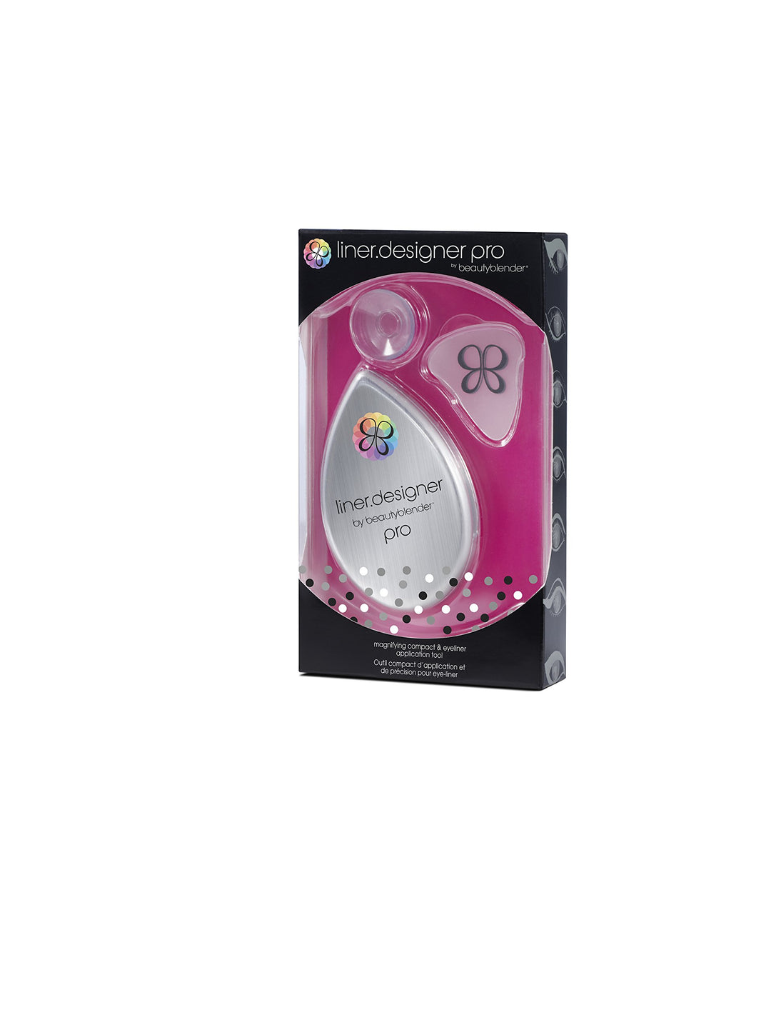 beautyblender liner.designer pro: Eyeliner &amp; Eye Pencil Tool with Magnifying Mirror &amp; Suction Cup
