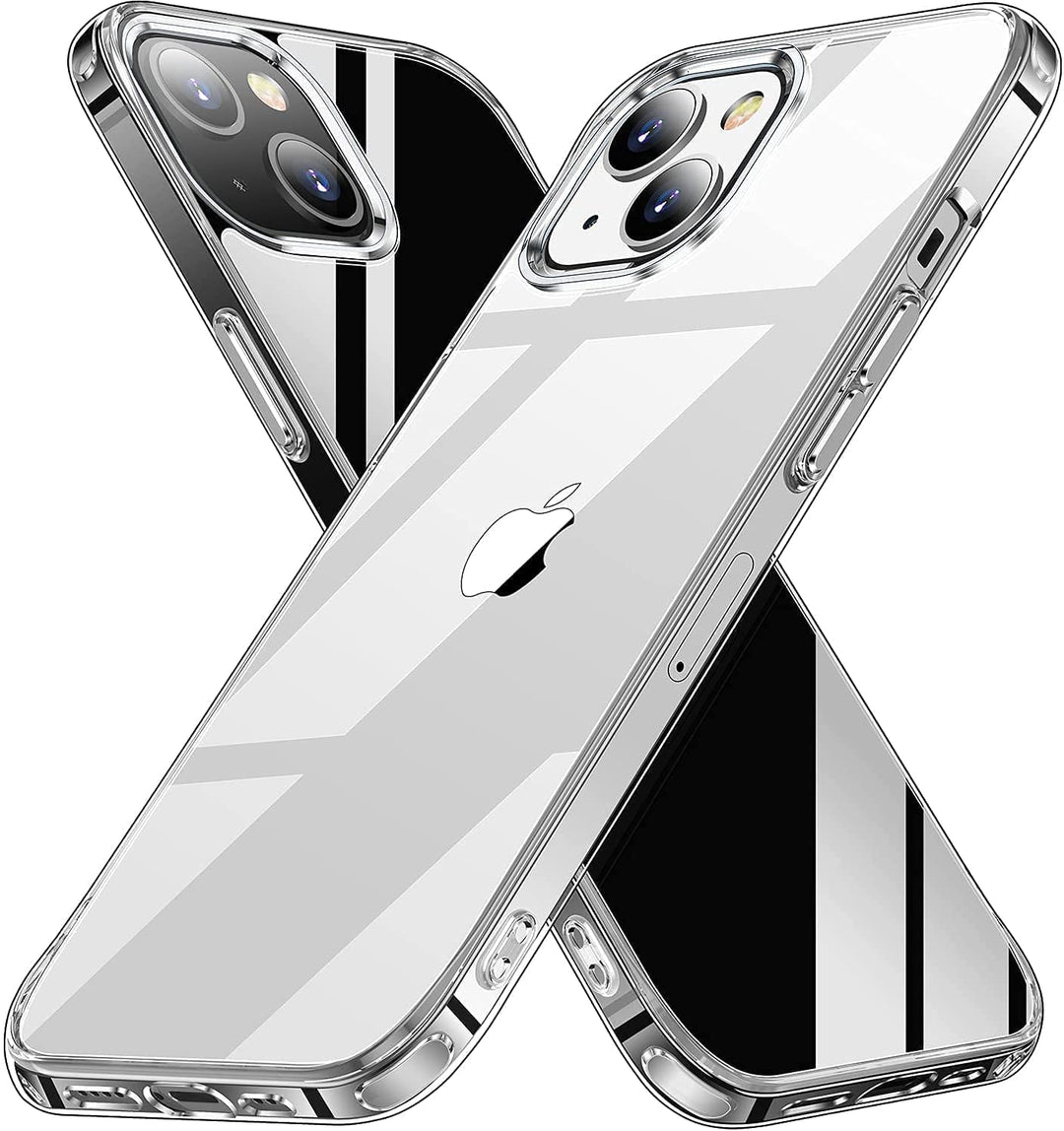 AEDILYS Shockproof Compatible for iPhone 13 Case,[ Non-Yellowing][15FT Military Grade Drop Protection] [Scratch-Resistant], Slim Non-Slip iPhone 13 Phone Case, 6.1''- Clear