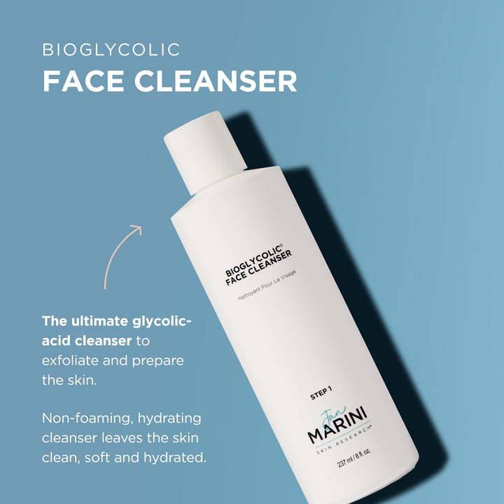 Bioglycolic Face Cleanser - Facial Wash for Oily, Dry &amp; Combo Skin - Personal Face Skincare - Skin Cleanser for Beauty &amp; Personal Care - 8 fl oz