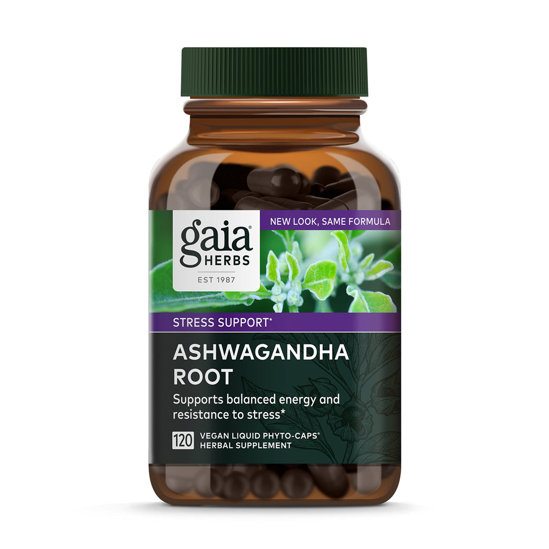 , Ashwagandha Root Vegan Liquid Phyto Capsules - Stress Relief, Immune Support Supplement, Balanced Energy Levels and Mood , 120 Ct (Pack of 1)