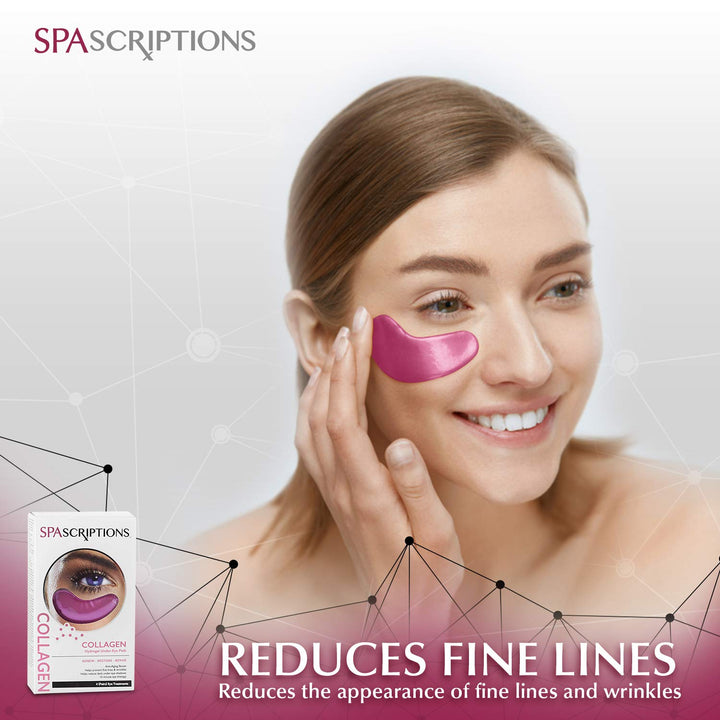 SPASCRIPTIONS COLLAGEN Hydrogel Under-Eye Pads. Anti-Ag