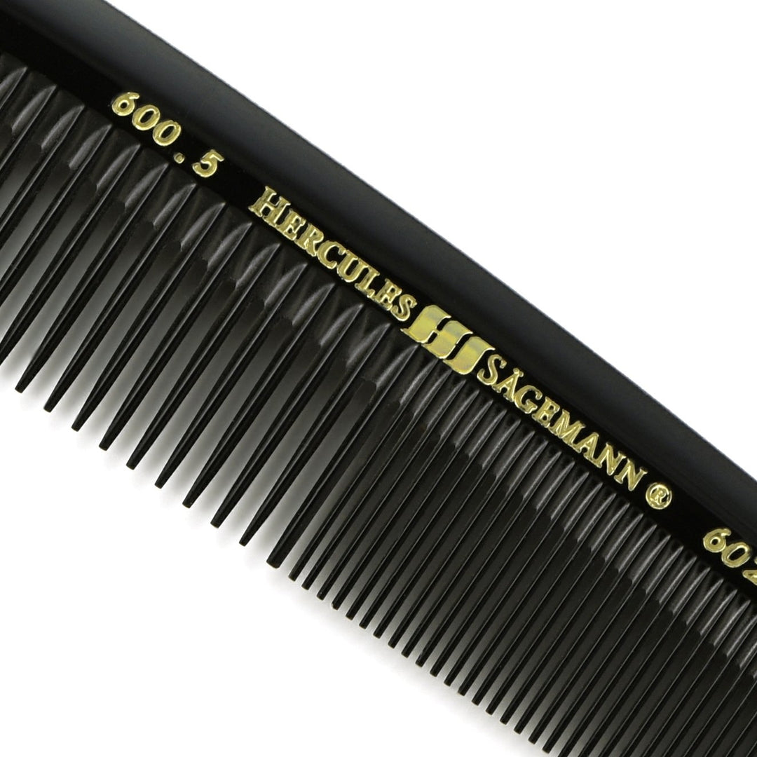 Hercules Sagemann Gents Hair Comb In Leather Pouch Seam