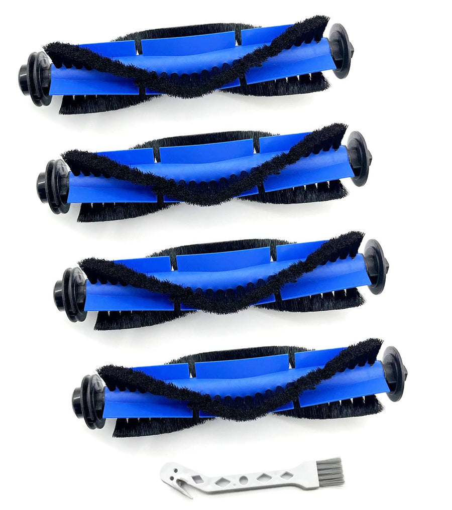 4 Pack Replacement Parts Rolling Brush Compatible with Eufy RoboVac 11S, 30C, G30, 30, 11S MAX, 30C MAX, 15T, 15C, 12, 35C, 15C MAX, G30, G30 Edge Robotic Vacuums