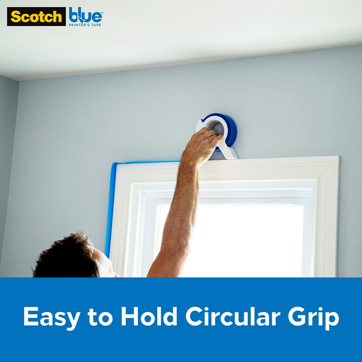 Scotch Blue Painters Tape Applicator, Applies Painter&#39;s Tape in One Continuous Strip, Paint Tape Applicator for Trim, Windows and Door Frames, 1.41 Inches x 20 Yards, 1 Starter Roll