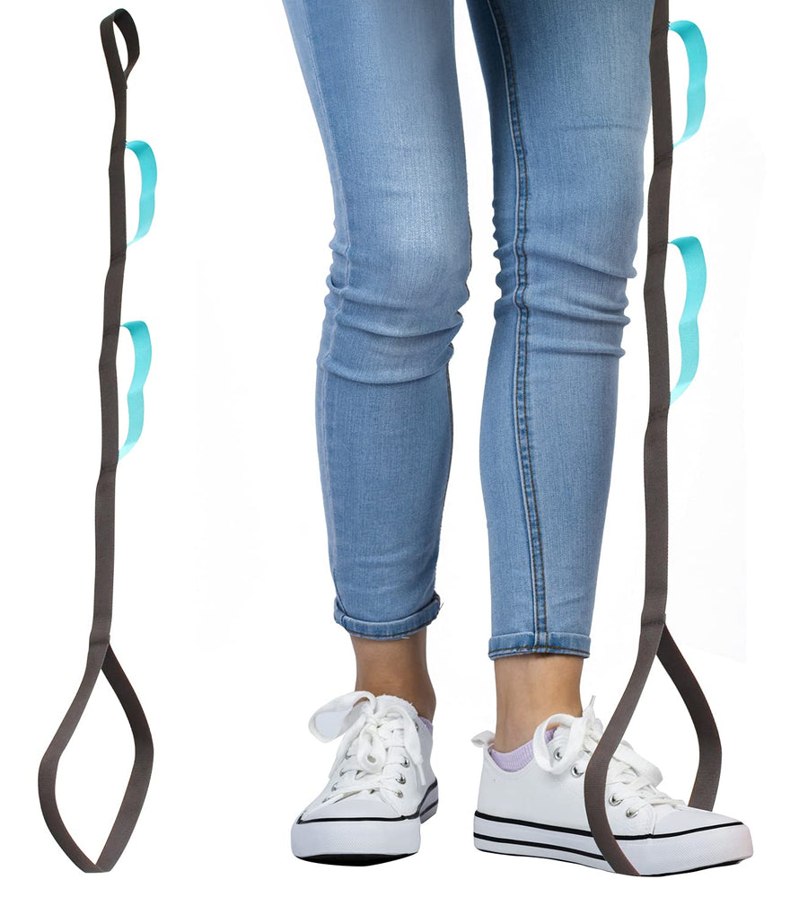 Leg Lifter Strap with Two Hand Loops,Durable, Lightweig