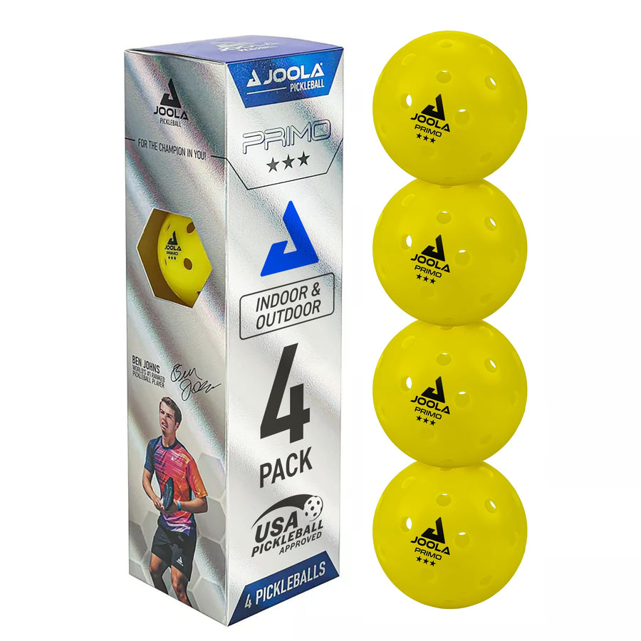 JOOLA Primo Pickleball Balls - 4 Pack of 3 Star Tournam