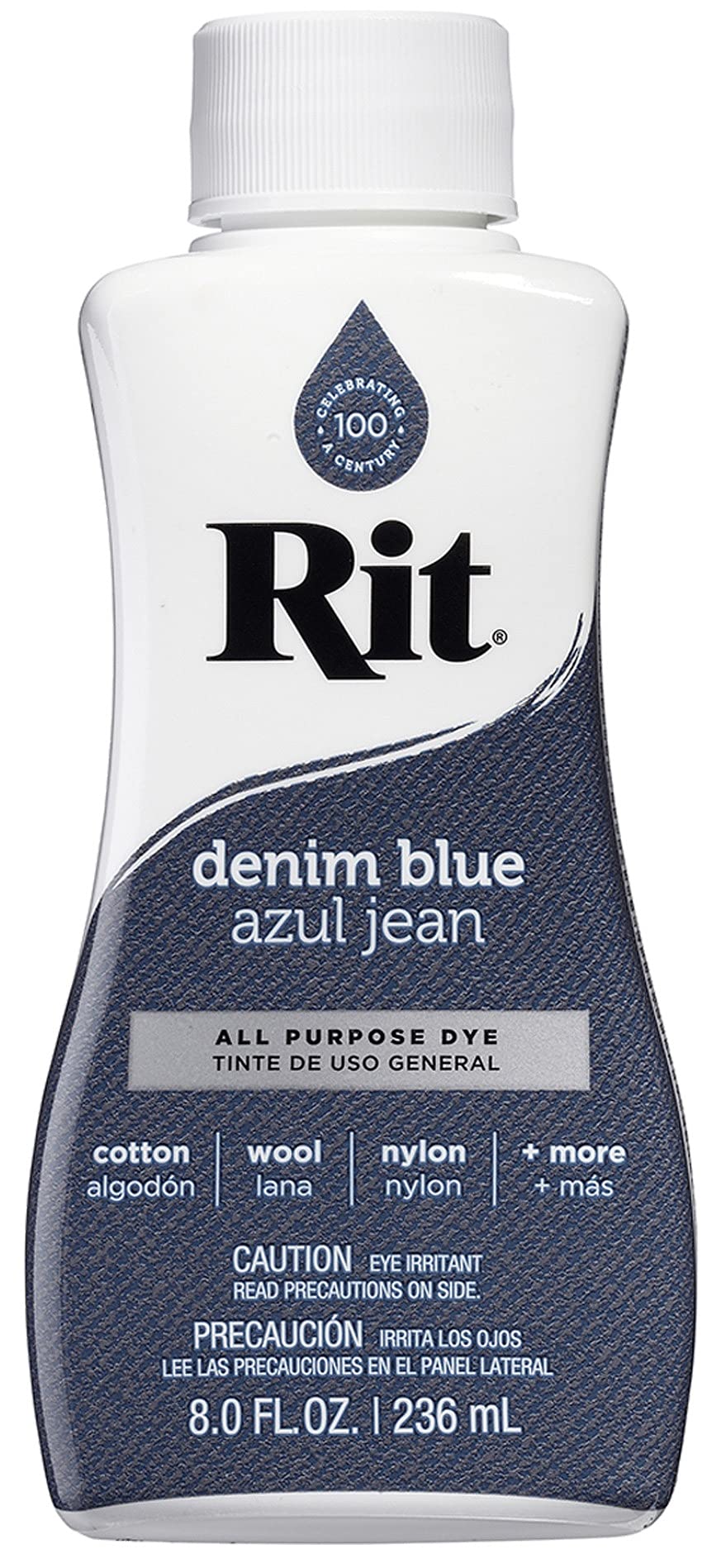 Rit All-Purpose Liquid Dye, Denim Blue