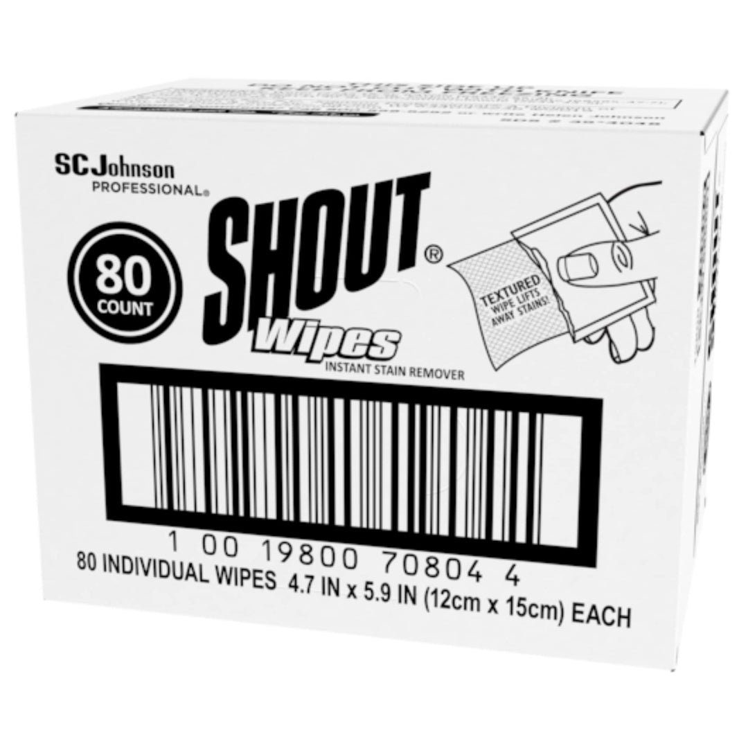 Shout Instant Stain Remover Towelette Wipes (80 count)