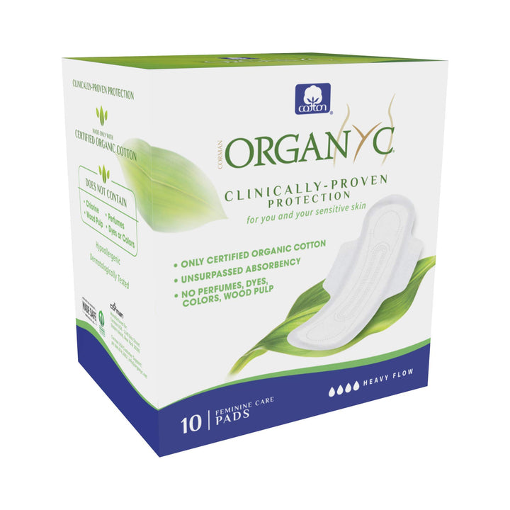Organyc 100% Certified Organic Cotton Feminine Pads, He