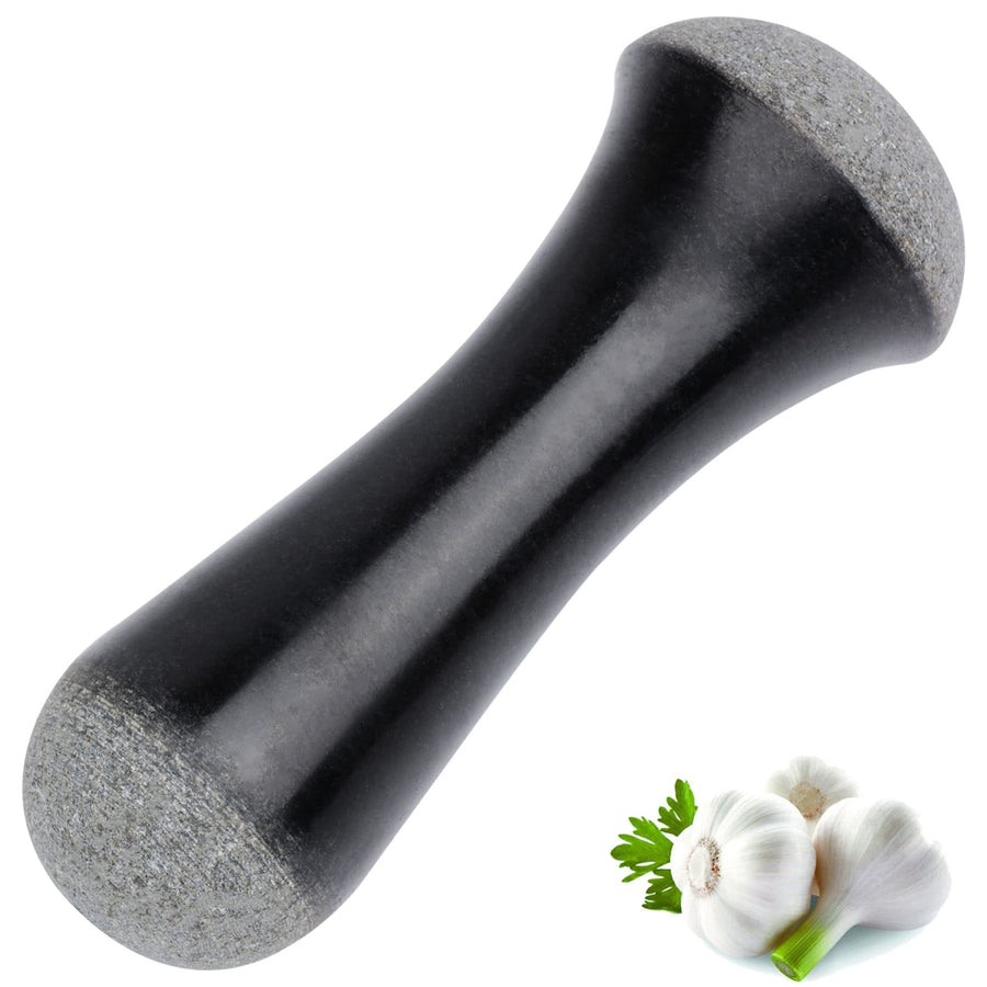 Granite Replacement Pestle 5.9 Length Polished, Use Pestle on Both Ends (Only Pestle Mortar Not Included) (Granite Polished)