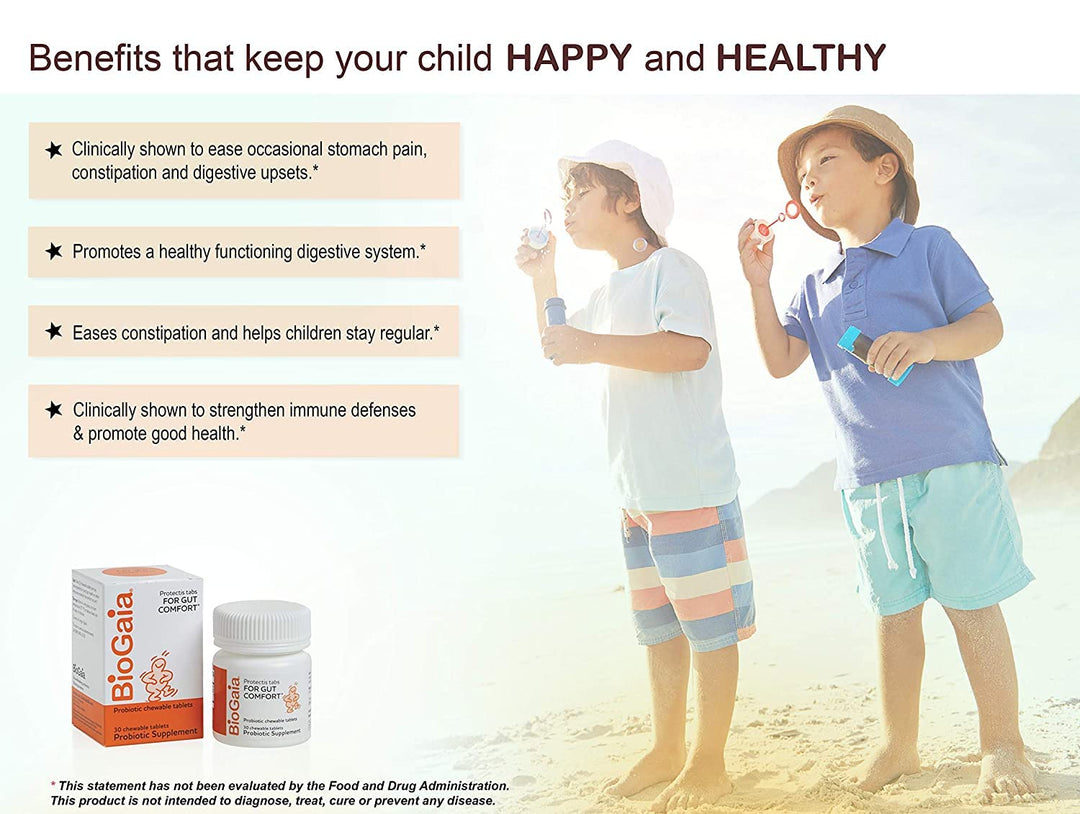Probiotic Chewable Tablets, Box Simple and Easy Way to Promote Digestive and Immune Health, 30 Count