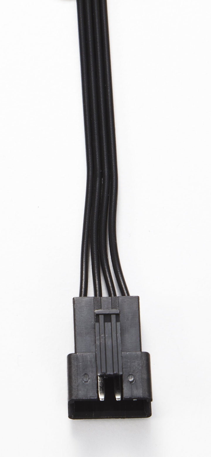 RGB LED 4 Pin Adapter, Specified for Cases with Multi Colors RGB Control (PH-CB_RGB4P) Black