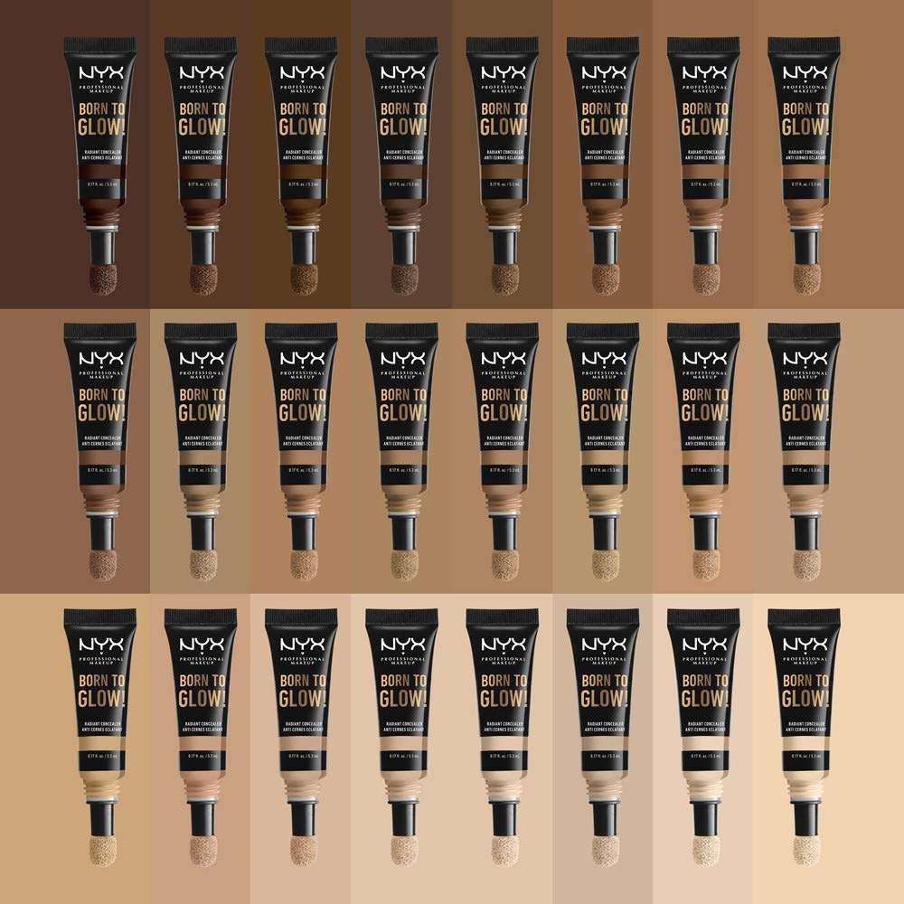 PROFESSIONAL MAKEUP Born To Glow Radiant Concealer, Medium Coverage - Neutral Tan