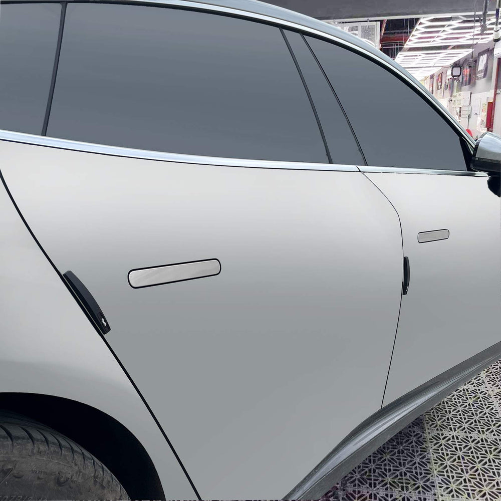 Car Side Door Guard Edge Defender Protector Trim Guard Sticker Fit for Most Car (Black,4 pcs Set)