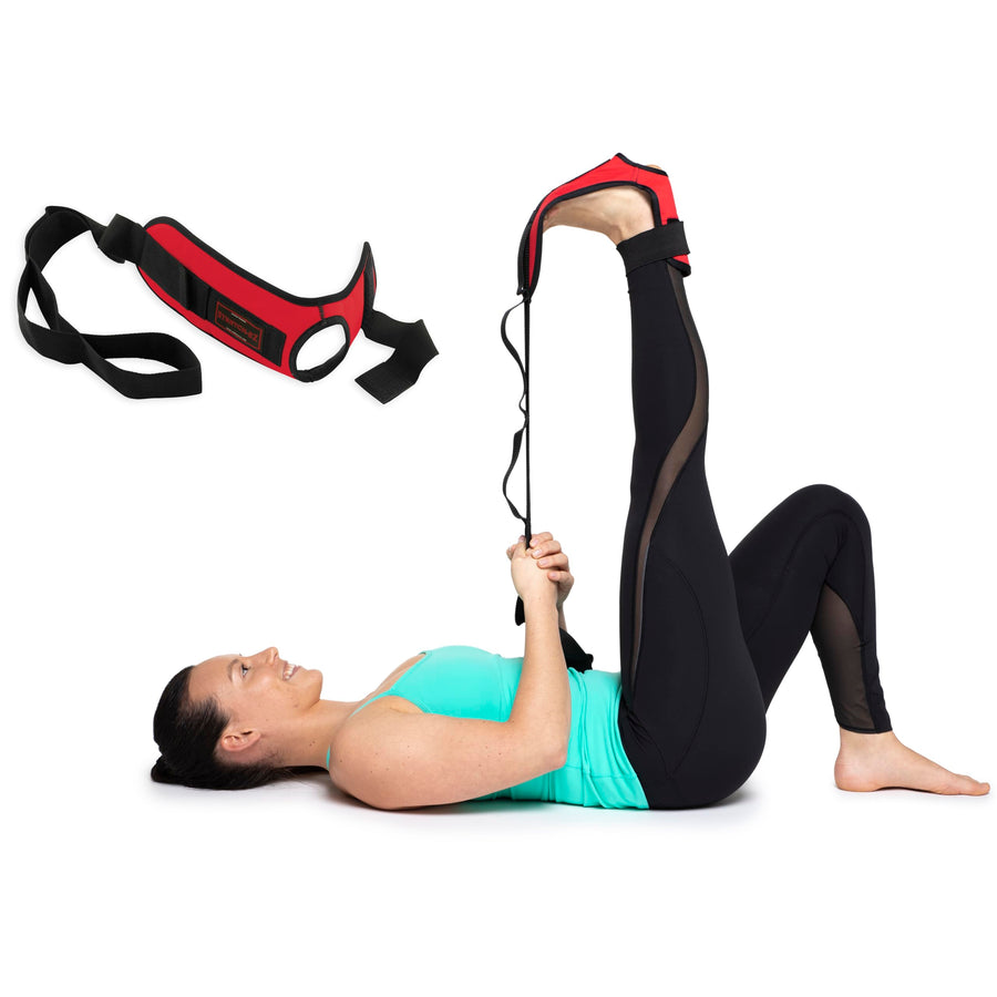 The Original Stretch-EZ, USA Made Top Choice Plantar Fasciitis Stretcher, Hamstring Stretch Strap and Achilles Tendon Stretcher, Stretching Strap for Physical Therapy