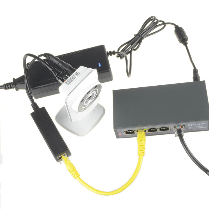 DSLRKIT Active PoE Splitter Power Over Ethernet 48V to 