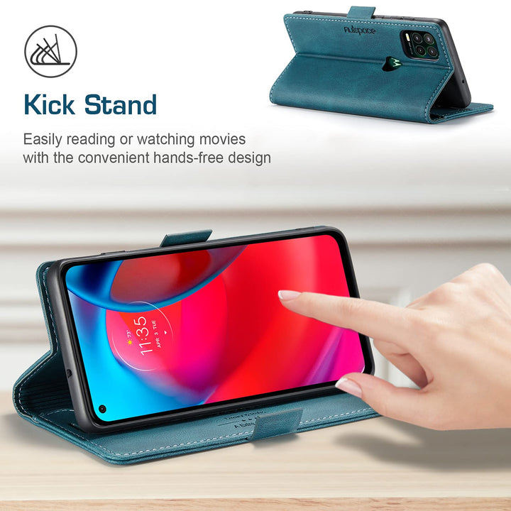 HAII Case for Moto G Stylus 5G 2021,PU Leather Folio Fl