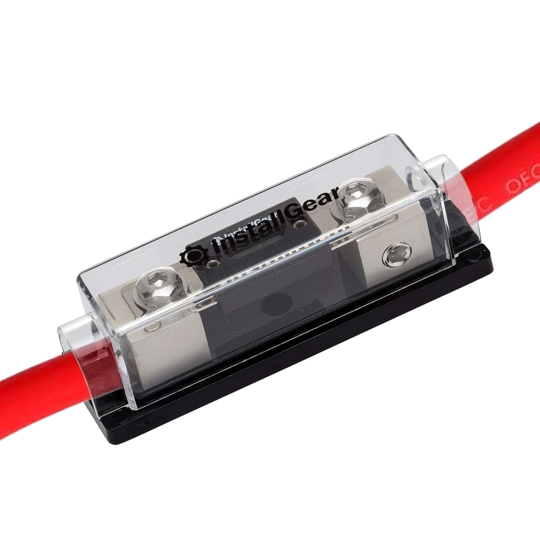 InstallGear - Fuse Block with ANL Fuse Holder and Clear