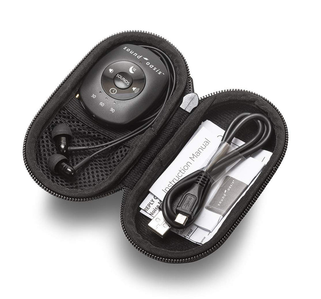 World’s Smallest Tinnitus Sound Machine, Portable, Helps Relax, Sleep, Mask Tinnitus, Block Noise, and Focus. 24 Dr. Developed Tinnitus and Nature Sounds, Pink, White, Grey Noise.
