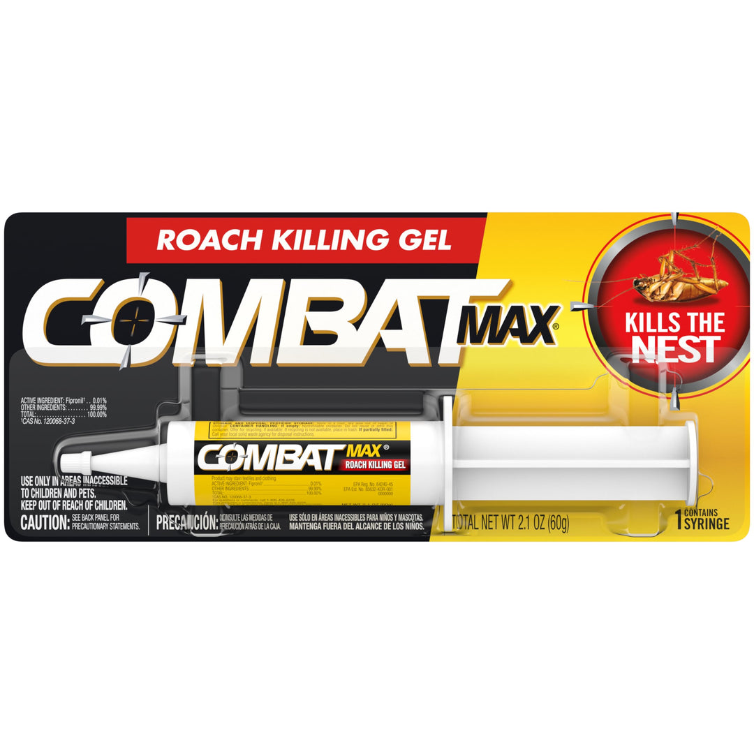 Max Roach Killing Gel for Indoor and Outdoor Use, 1 Syringe, 2.1 Ounce (Pack of 1)