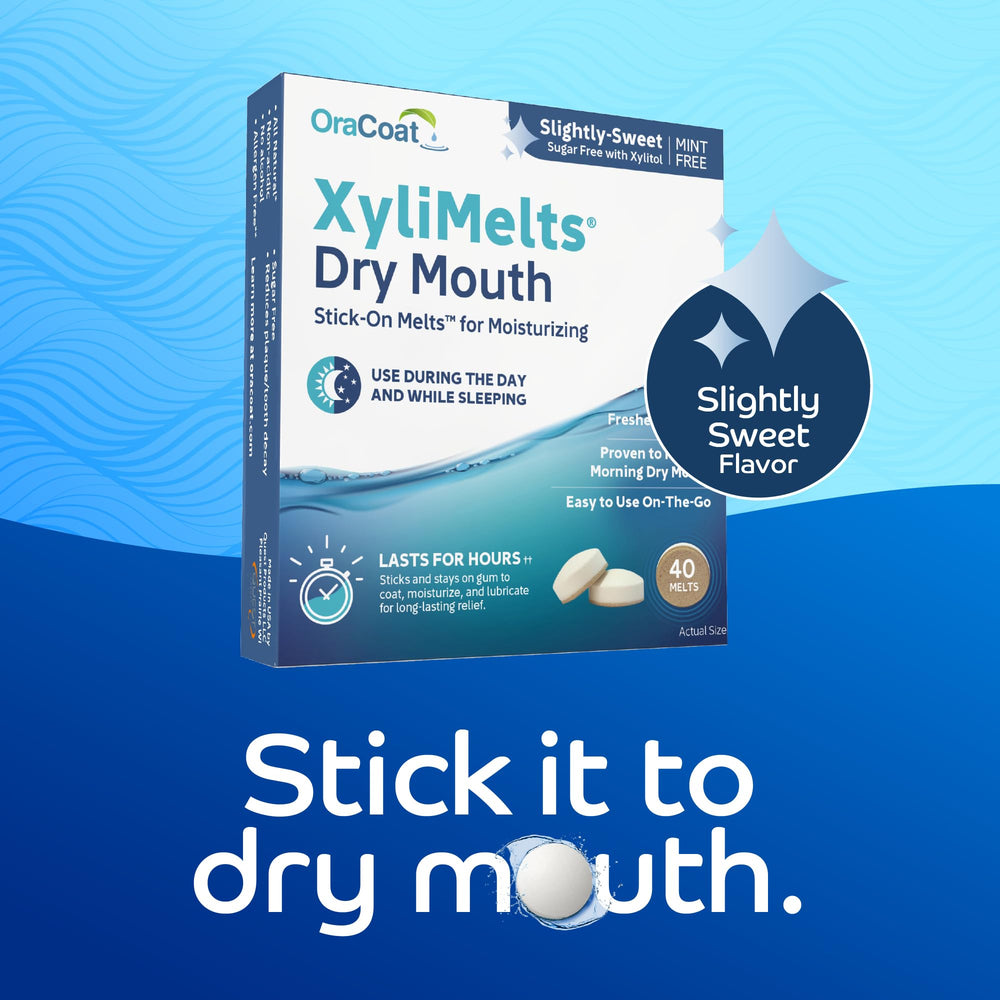 Oracoat - XyliMelts - Dry Mouth - Mint Free - 40 Count