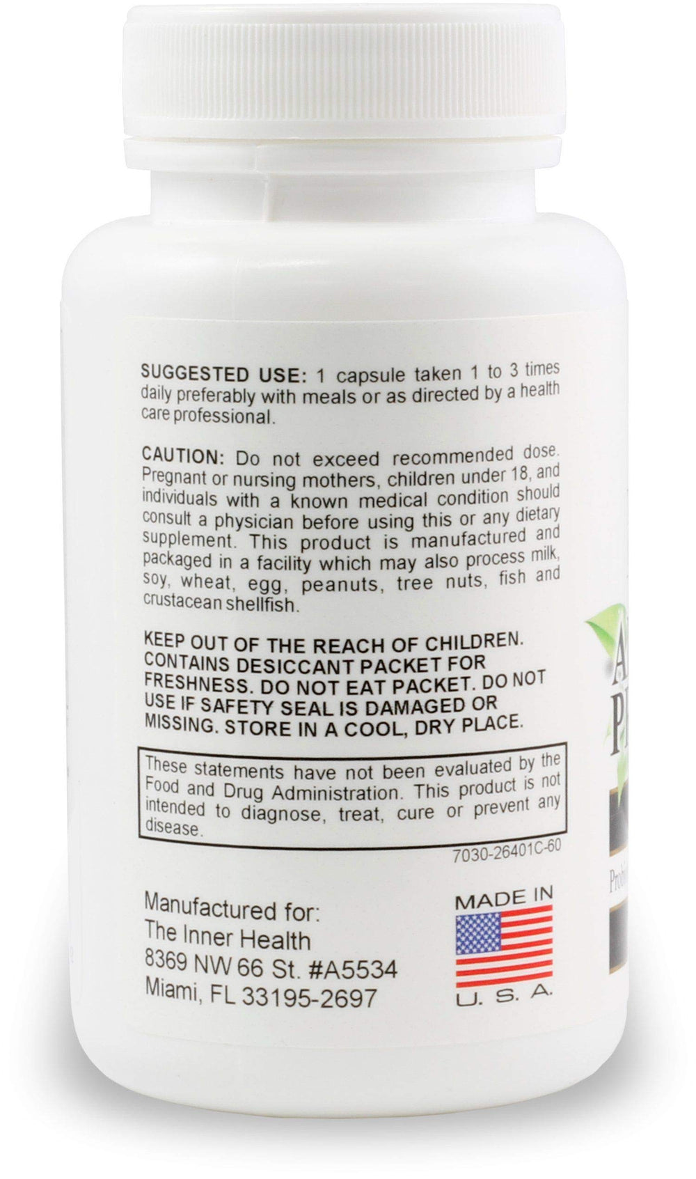 Advanced Probiotics for Women & Men to Support Healthy Gut & Immune System; 5.75 Billion Organisms; Bacillus Subtilis Lactobacillus Rhamnosus Acidophilus Probiotic L. Casei and More