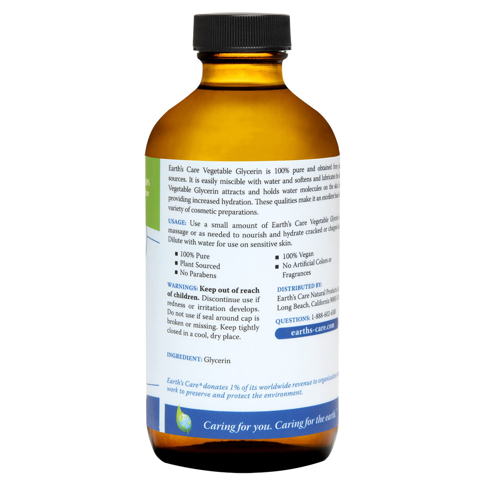 100% Natural Vegan Glycerin - 8 fl oz