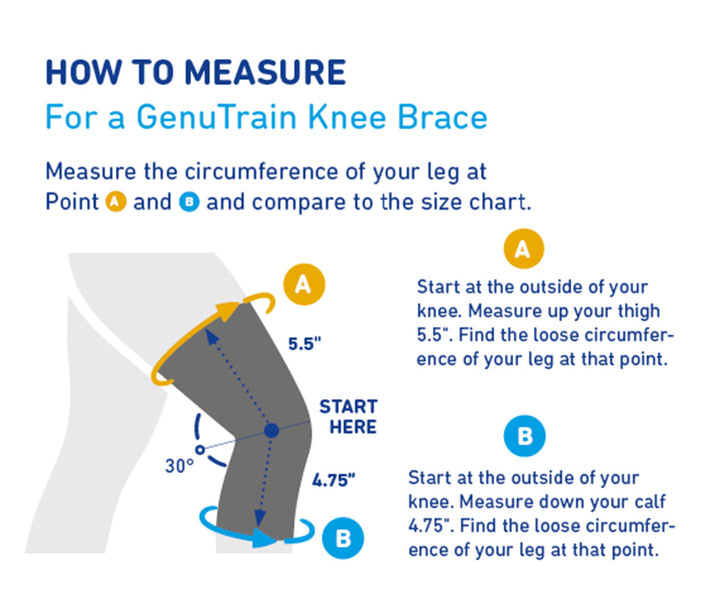 Bauerfeind - GenuTrain - Knee Brace - Targeted Support for Pain Relief and Stabilization of The Knee, Provides Relief of Weak, Swollen, and Injured Knees- Size 5 - Color Titanium