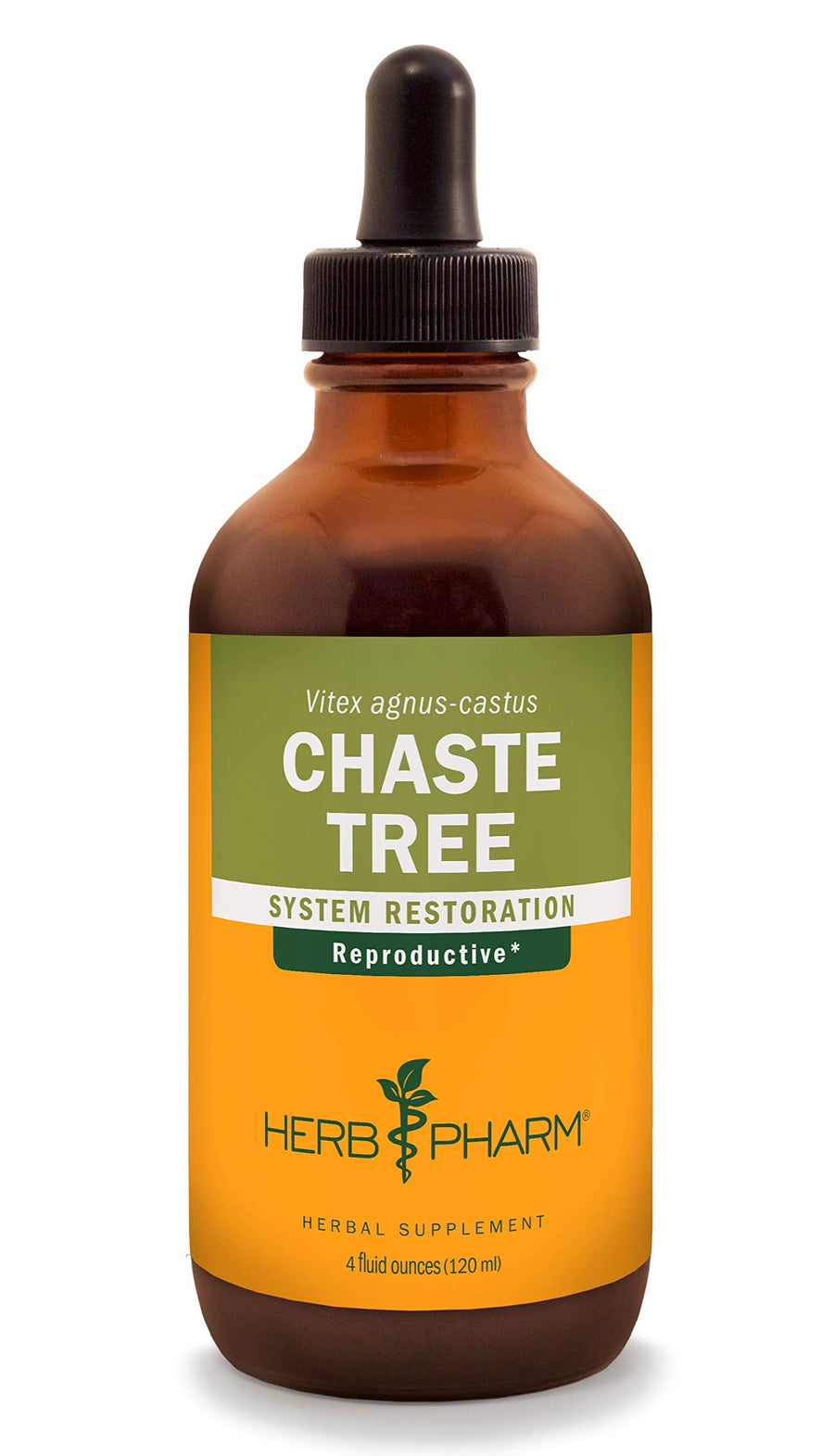 Chaste Tree Liquid Extract for Female Reproductive System Support - 4 Ounce