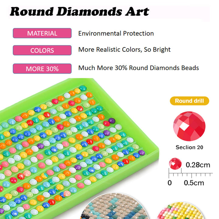 5D Diamond Painting Kits for Adults (35.4x11.8inch) DIY Large Forest Full Round Drill Cross Stitch Embroidery Pictures Arts Paint by Number Kits Diamond Painting Kits for Home Wall Decor