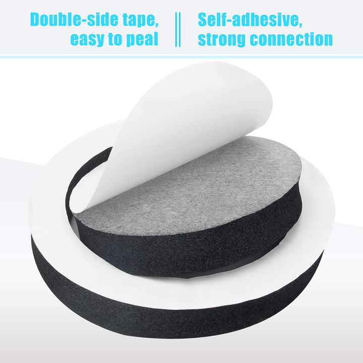 6.5 Foam Speaker Enhancer, Self Adhesive Car Speaker Fast Rings, 4Pcs Universal High Rebound Sponge Bass Blocker Kit for Car Door Speaker Foam Rings