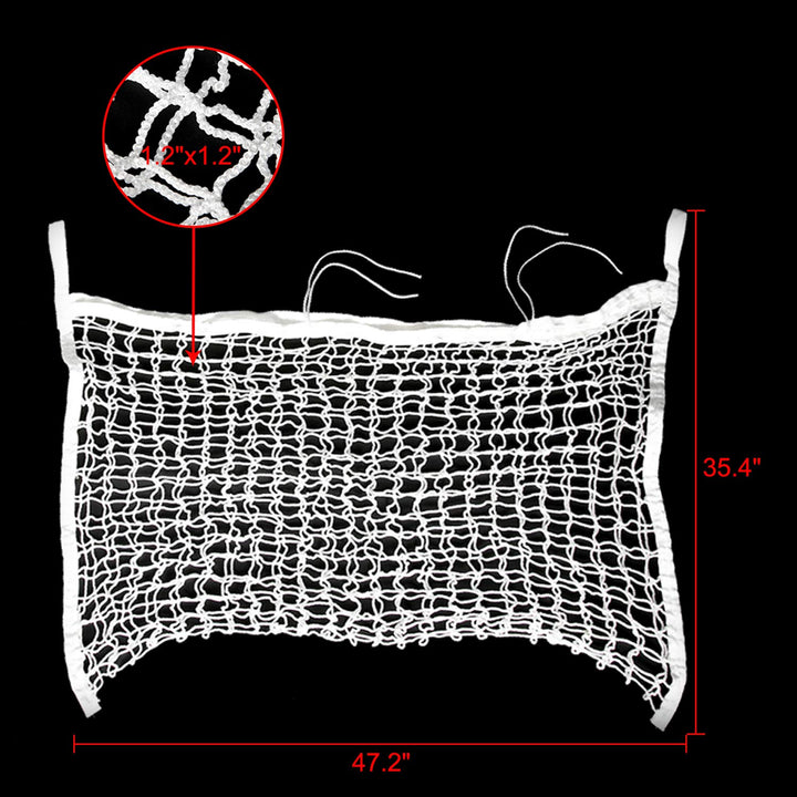 Homend Full Day Slow Feed Hay Net Bag Horse Feeding Large Feeder Bag with Small Holes Feed Horse for Two Days Reduces Horse Feeding Anxiety and Behavioral Issue (47.2 Length x 35.4 Width)