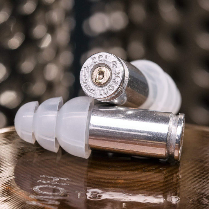 9mm Bullet Ear Plugs with Carry Case